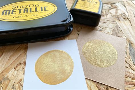 metallic ink pad for fabric|gold ink pads for stamping.